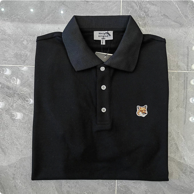 Maison Kitsune single fox logo Polo Shirt