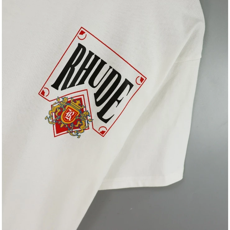 RHUDE back hit logo tee
