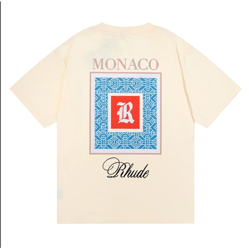 RHUDE Monaco logo tee
