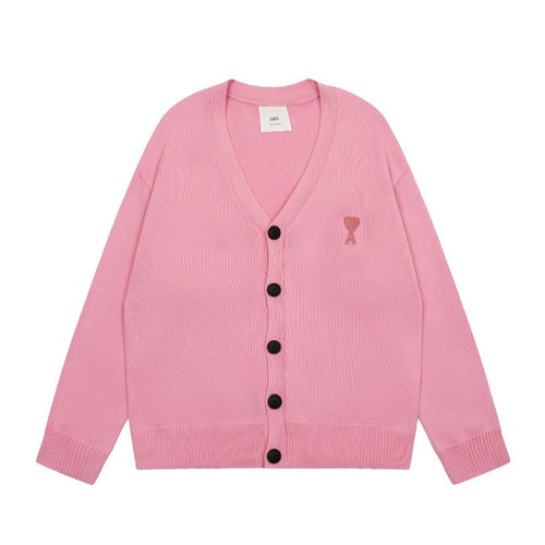 Ami De Coeur small logo Knitted Cardigan