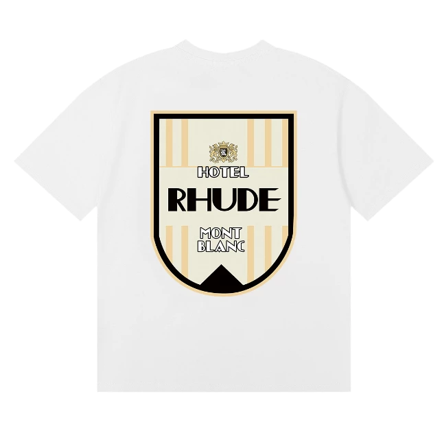 RHUDE Grand Pix Middle Logo tee