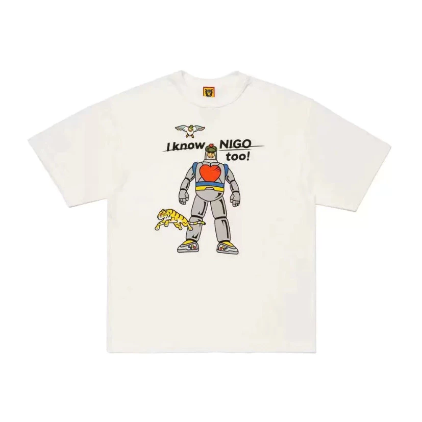 Human Made anime robot logo T-shirt