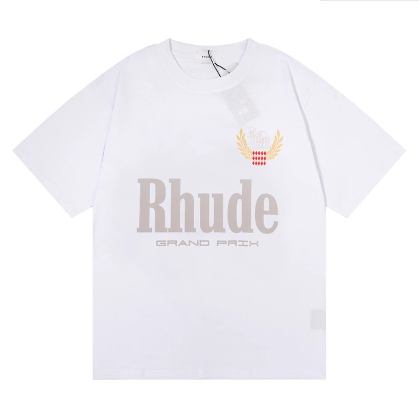 RHUDE Grand Pix Middle Logo tee