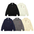 Ami De Coeur small logo buttoned Sweater