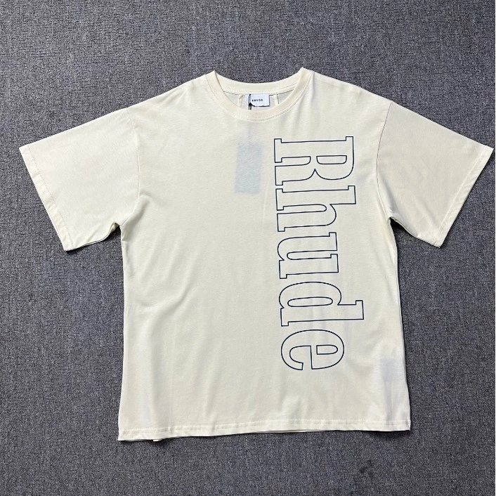 RHUDE front side logo tee