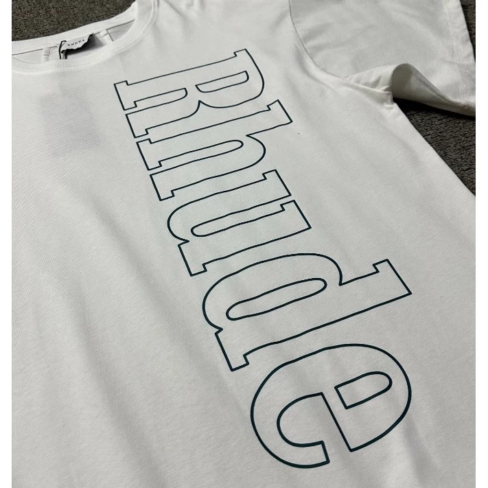 RHUDE front side logo tee