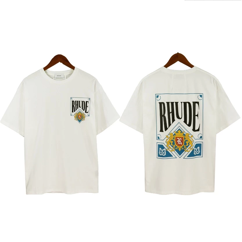 RHUDE back hit logo tee