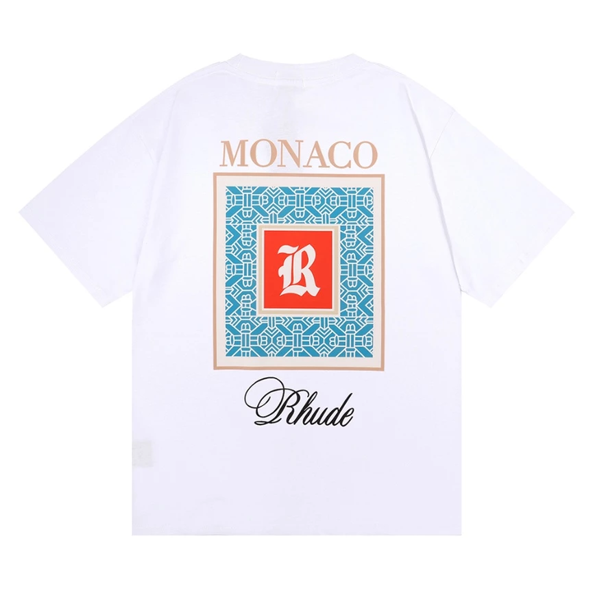 RHUDE Monaco logo tee