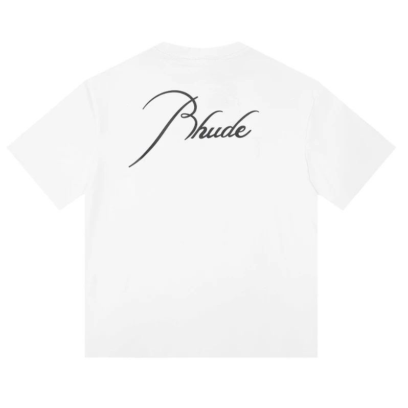RHUDE Cursive logo tee