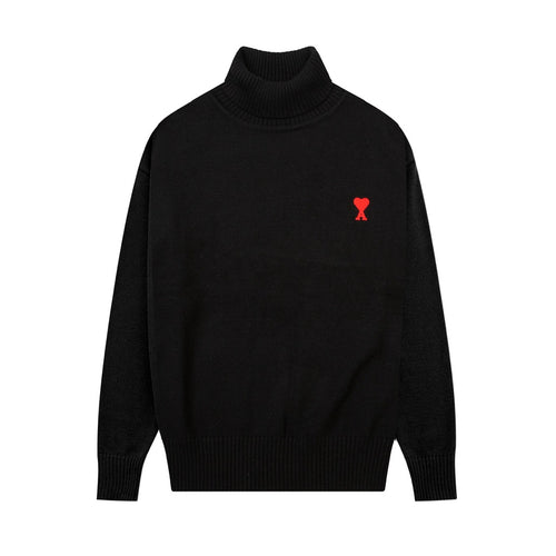 Ami De Coeur small logo turtle neck Sweater