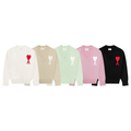Ami De Coeur big logo knitted v-neck Sweater