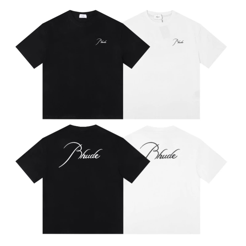 RHUDE Cursive logo tee