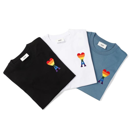 Ami De Coeur multicolor logo T-shirt