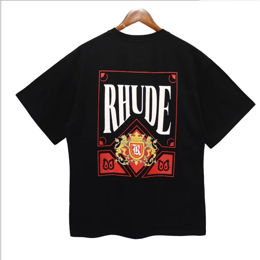 RHUDE back hit logo tee