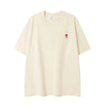 AMI small logo tee cream