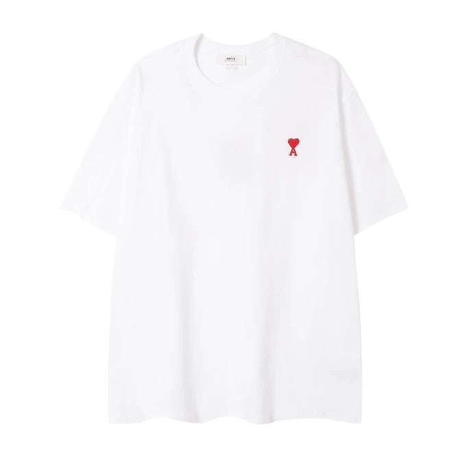 AMI small logo tee white