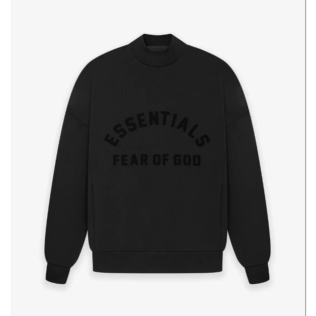 Fear of God Essentials Turtle Neck Arch logo Crewneck Sweater
