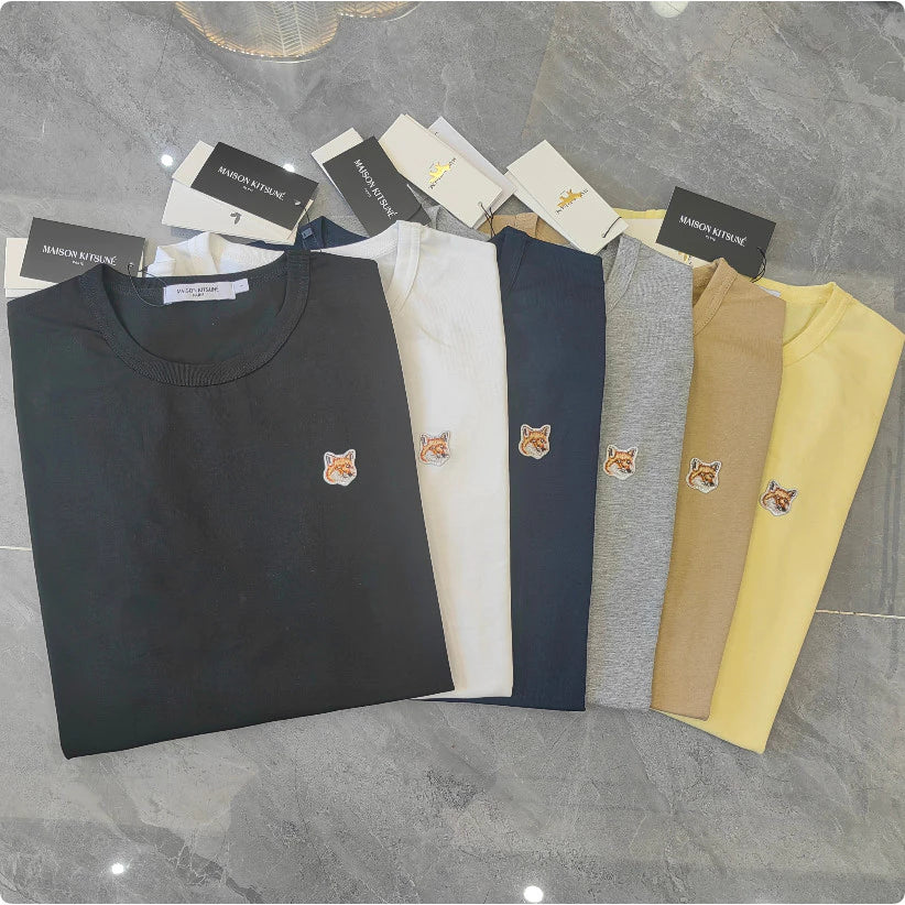 Maison Kitsune single logo T-shirt