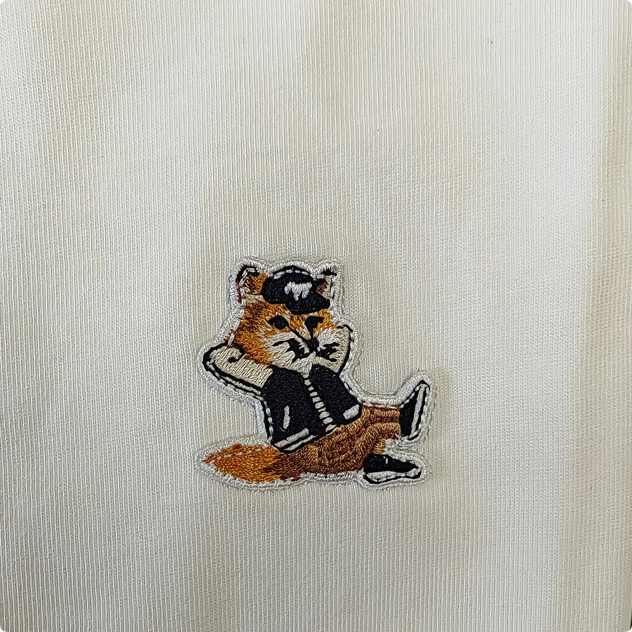 Maison Kitsune chill fox logo T-shirt