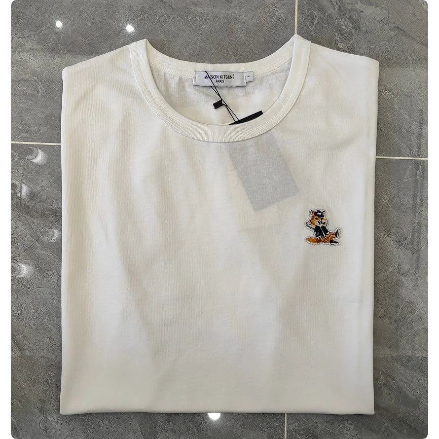Maison Kitsune chill fox logo T-shirt